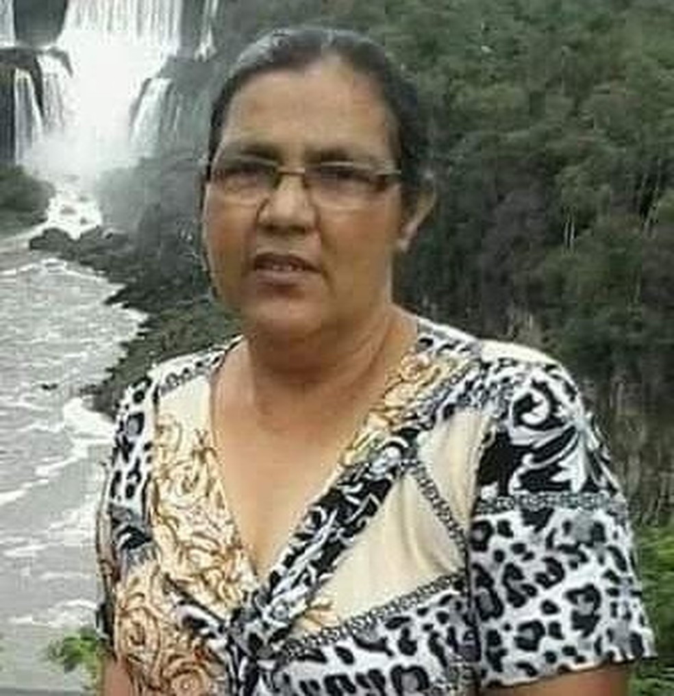 Marlene Augusta Teixeira da Silva 57 anos vtima da queda do paredo em Capitlio  Foto ReproduoRedes sociais