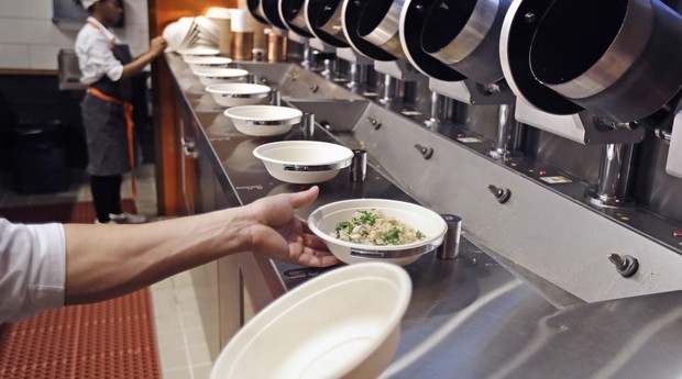 Spyce, estabelecimento do futuro: comidas são feitas por máquinas (Foto: Divulgação)