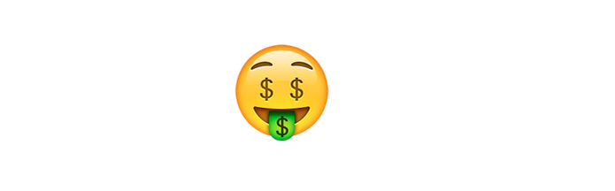 Está com dinheiro? Use o emoji dinheiro! (Foto: Reprodução/emojipedia)