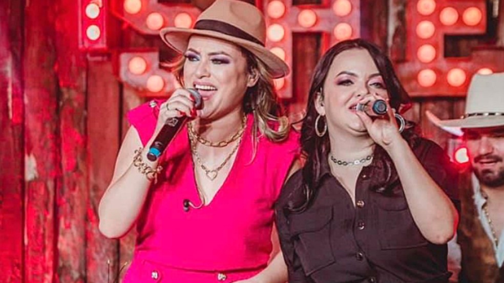 Dupla sertaneja Patrícia e Adriana. — Foto: Reprodução