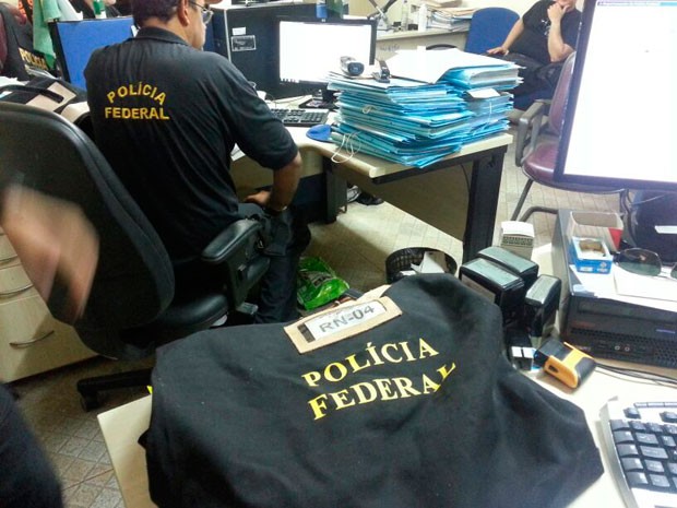 Operação Salt da PF combate crimes tributários e lavagem de dinheiro no RN‏ (Foto:  Divulgação/Polícia Federal do RN)