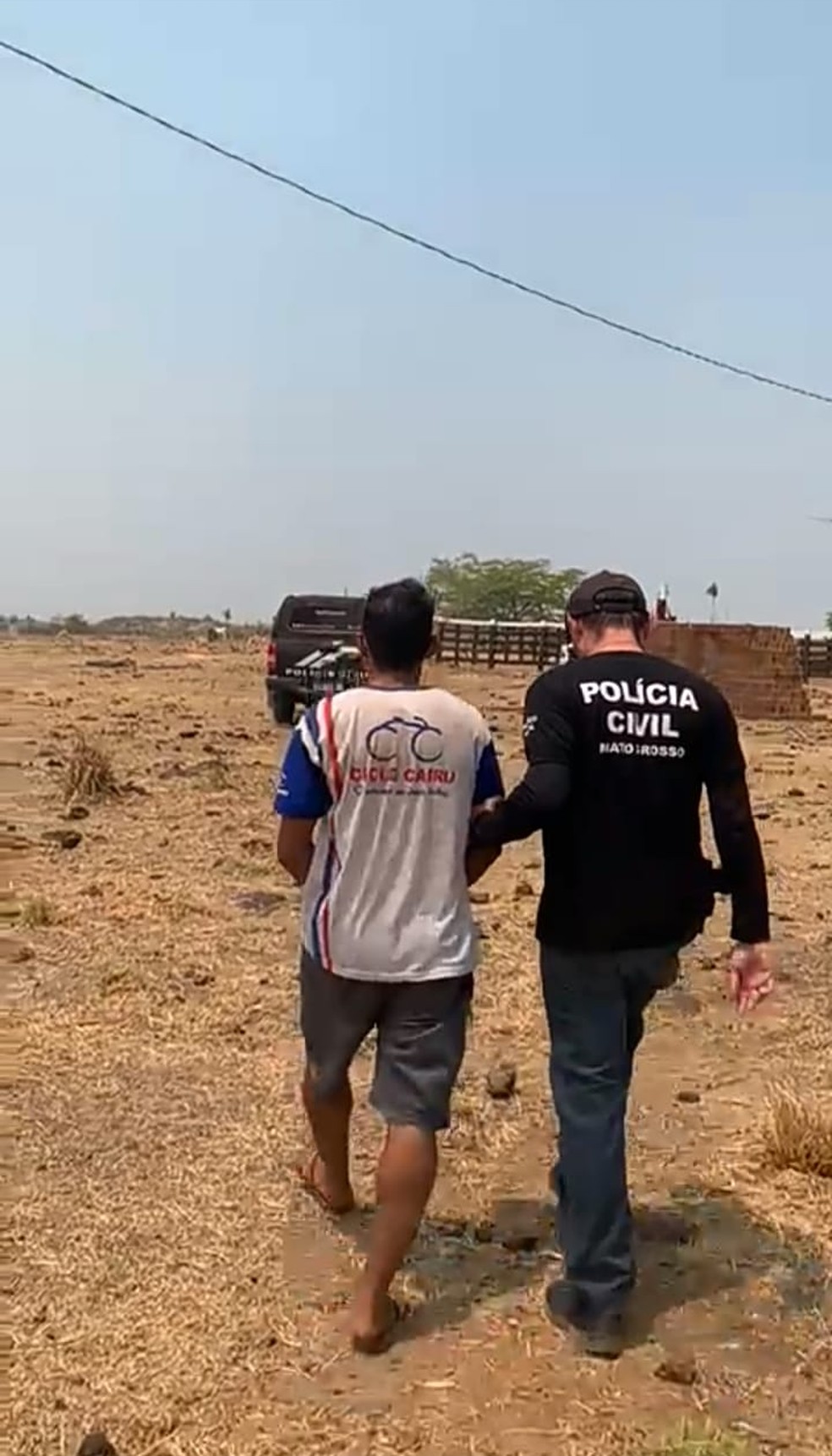 O crime aconteceu em uma chácara em Agrovila, zona rural de Confresa, cidade a 1.160 km da capital Cuiabá.  — Foto: Policia Civil 