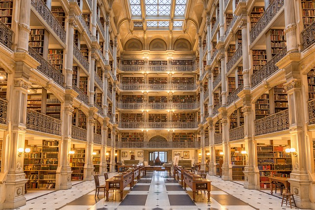 George Peabody Library  (Foto: Patrick Gillespie/Flickr)