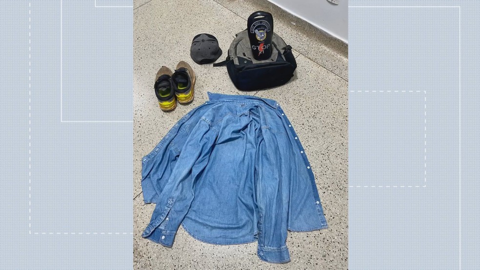 Pertences apreendidos com suspeito de furto na Asa Sul — Foto: Divulgação