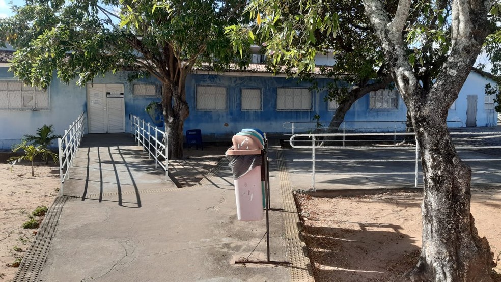 UBS Panatis fechou mais cedo por causa do arrastão — Foto: Sérgio Henrique Santos/Inter TV Cabugi