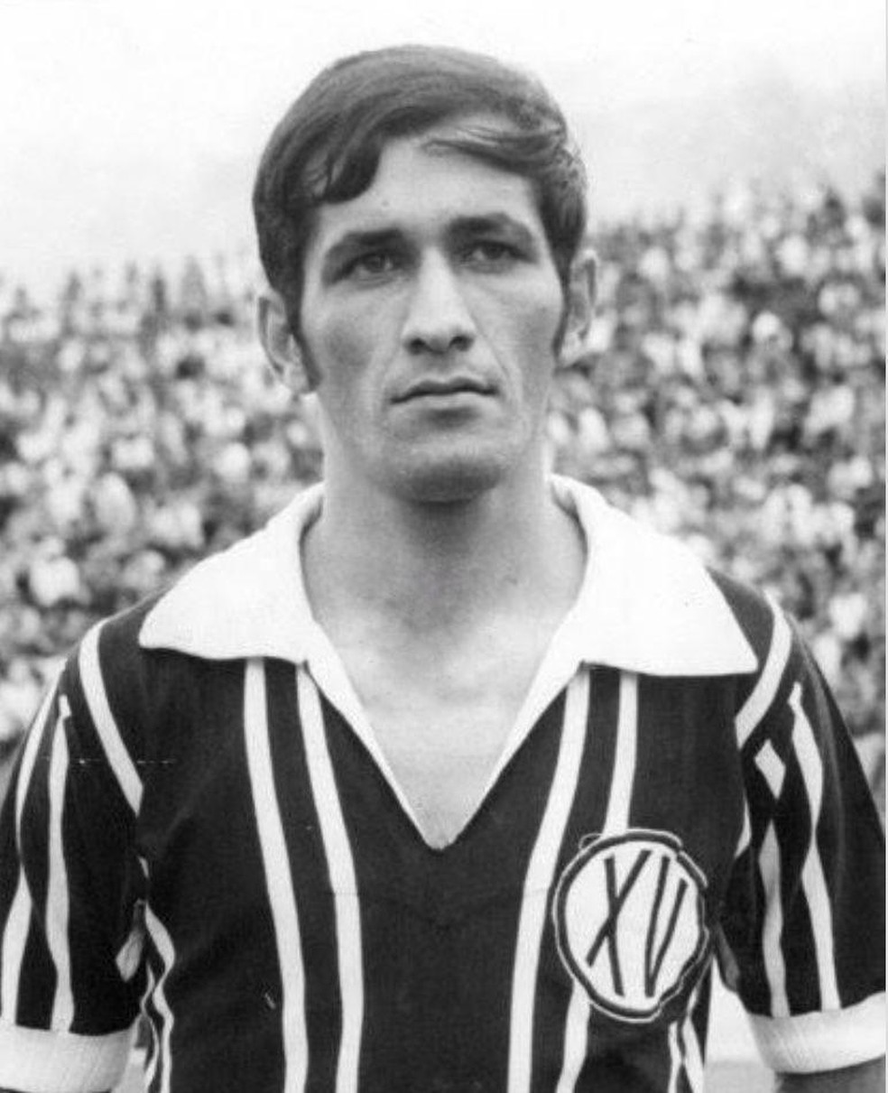 Ex-jogador Ademir José Gonçalves durante passagem pelo XV de Piracicaba — Foto: Acervo XV