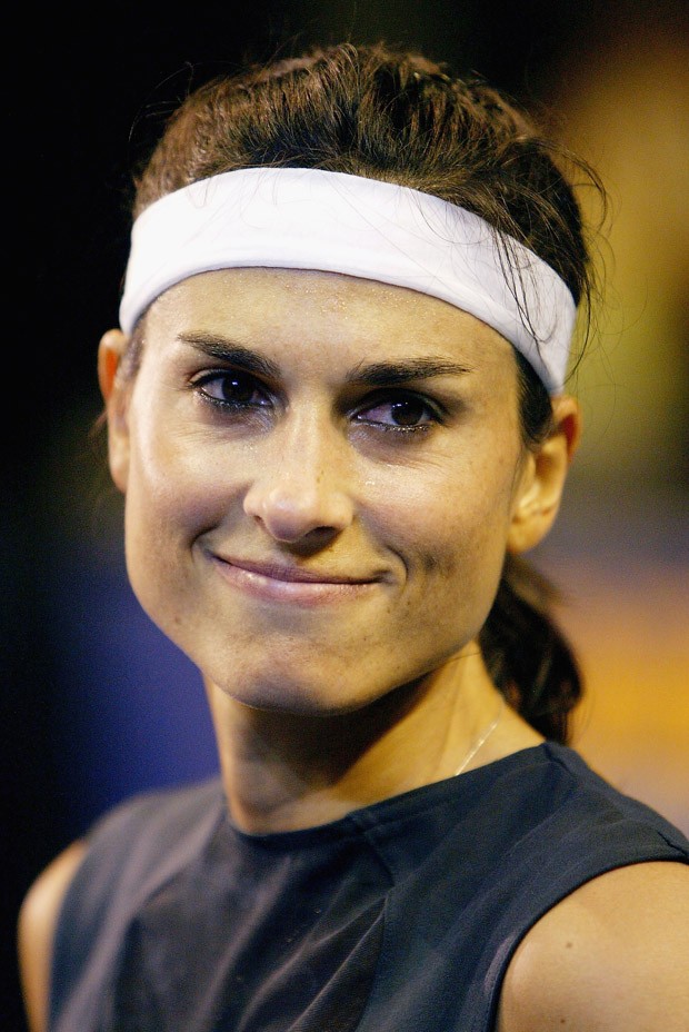 Gabriela Sabatini em foto de 2004, quando já havia se retirado do circuito (Foto: Getty Images)