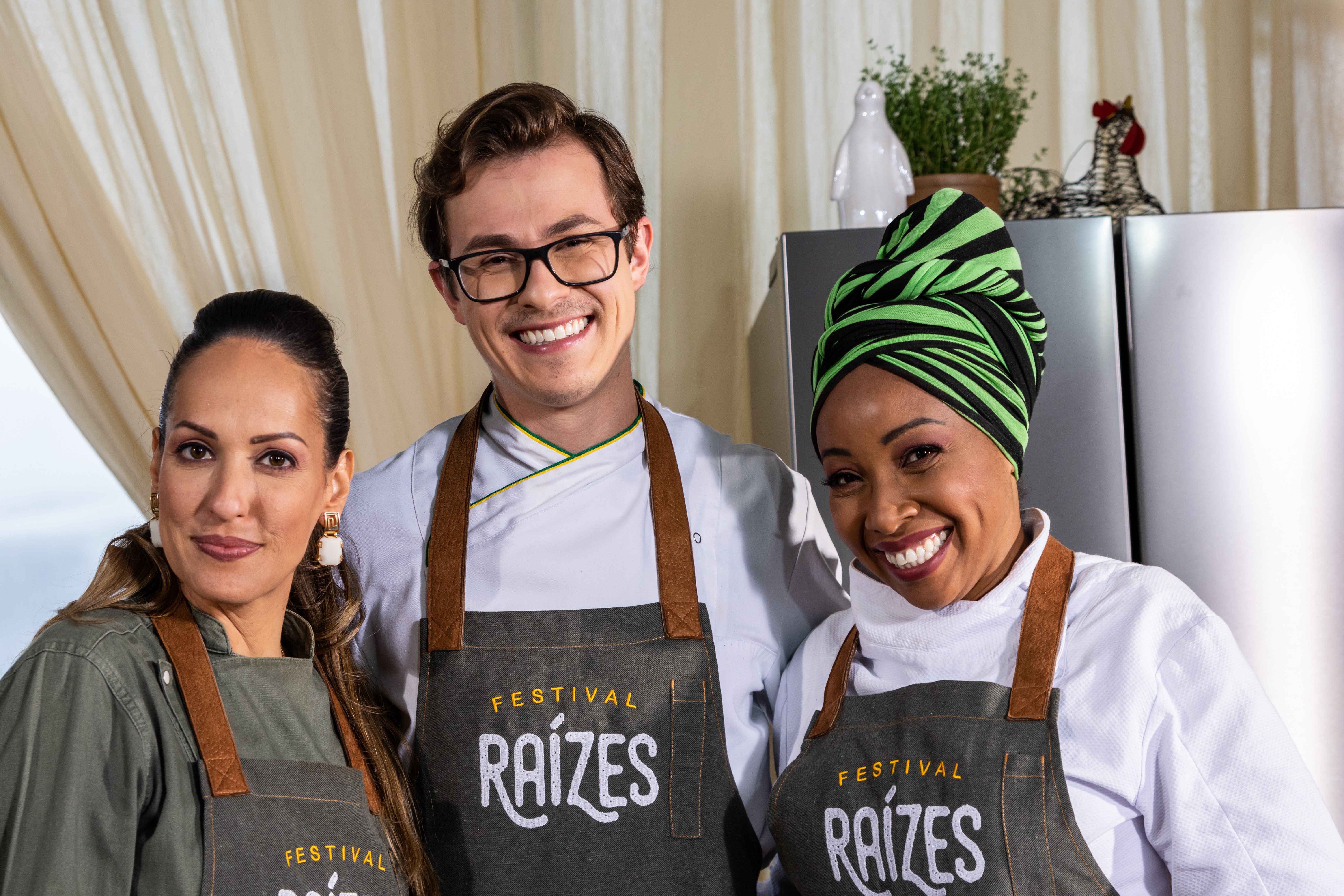 Raquel Novais, Rui Morschel e Maristella Sodré, serão os 3 chefs do Festival.  (Foto: Marcia Moreno / Divulgação)