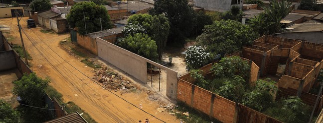 Favela Sol Nascente, em Brasília — Foto: Fernando Donasci/Agência O Globo