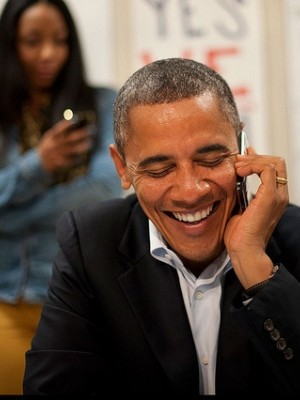 Obama pede votos durante a campanha eleitoral (Foto: Divulgação)