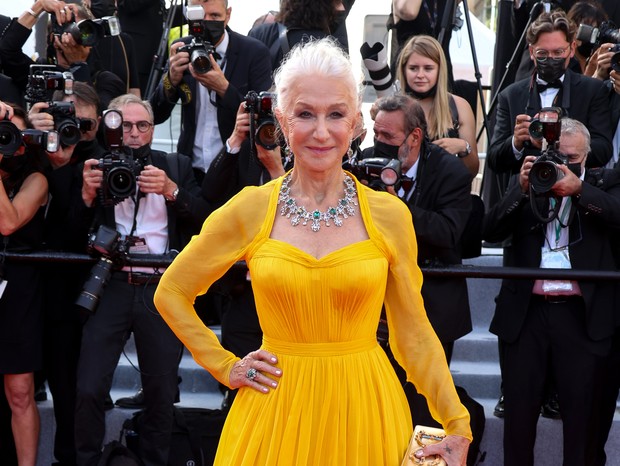 CANNES, FRANCE - JULY 06: Dame Helen Mirren attends the "Annette" screening and opening ceremony during the 74th annual Cannes Film Festival on July 06, 2021 in Cannes, France. (Photo by Mike Marsland/WireImage) (Foto: Mike Marsland/WireImage)