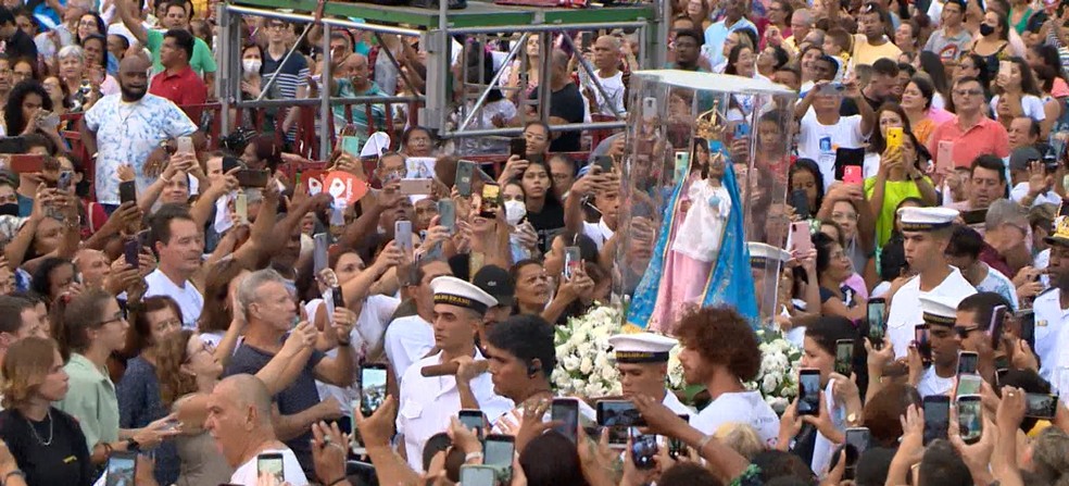 Festa da Penha em 2022. — Foto: Reprodução/TV Gazeta