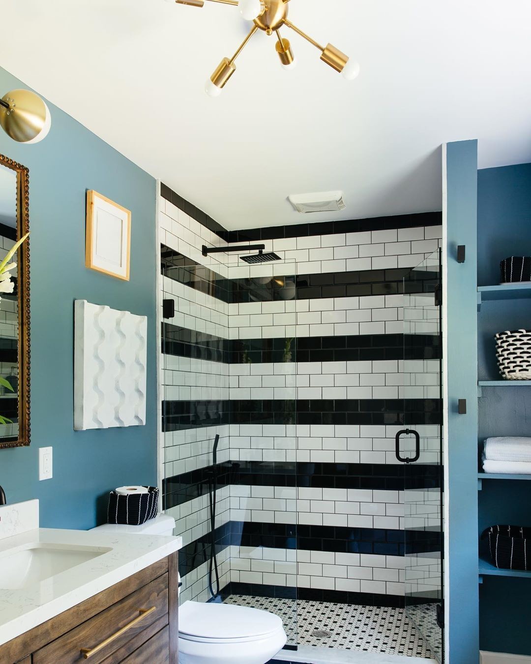 Mix de azulejos: 9 ideias para inovar na decoração do banheiro  (Foto: Divulgação)