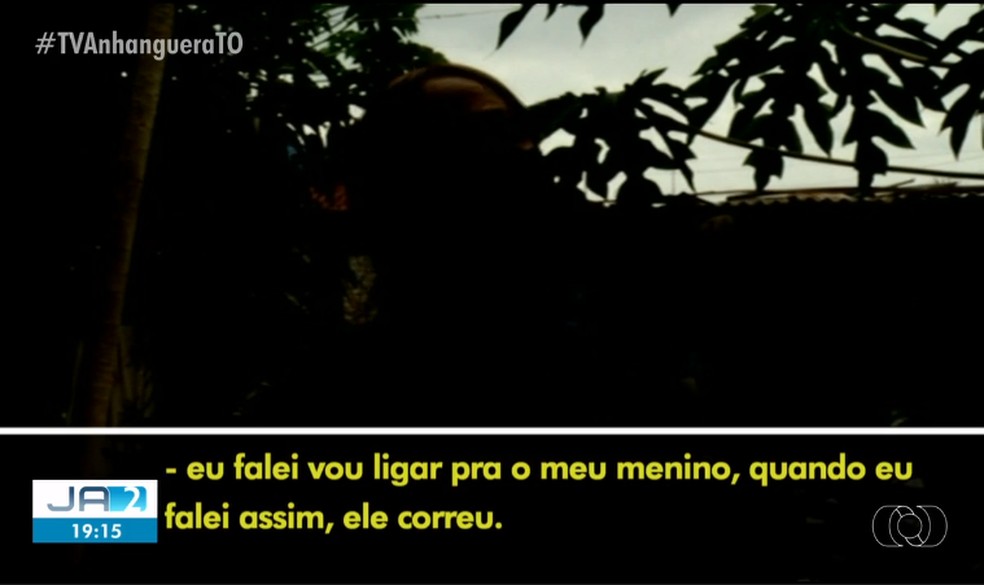 Idosa está com medo e preferiu não ser identificada — Foto: Reprodução/TV Anhanguera