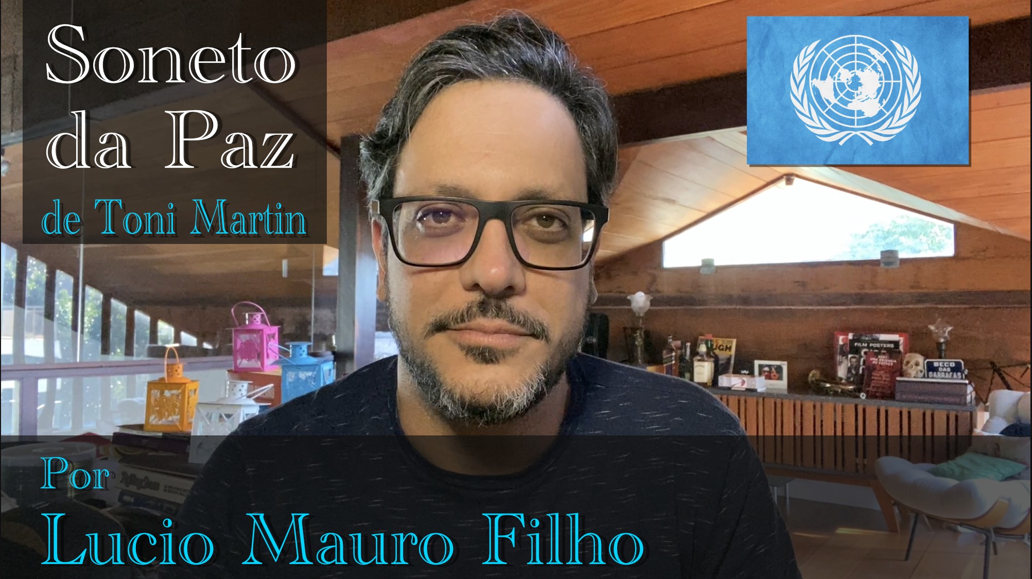 Lucio Mauro Filho homenageia a ONU (Foto: Divulgação)