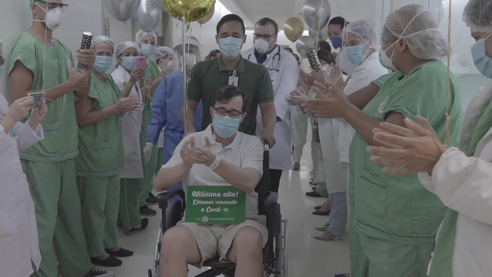 Sete cidades do Ceará têm mais de 90% de pacientes de Covid-19 recuperados — Foto: Reprodução/TV Globo