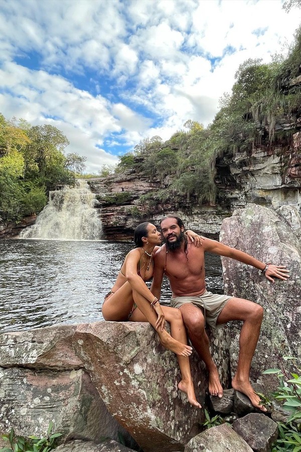 Lais Ribeiro e Joakim Noah estão em lua de mel na Chapada Diamantina (Foto: Reprodução/ Instagram)