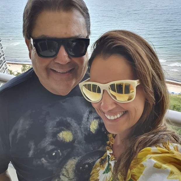 Faustão e Luciana Cardoso (Foto: Reprodução/Instagram)