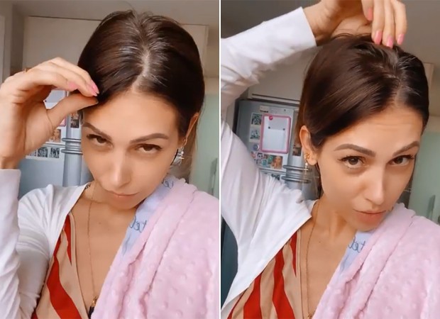 Bella Falconi mostra cabelos brancos durante a quarentena (Foto: Reprodução / Instagram)