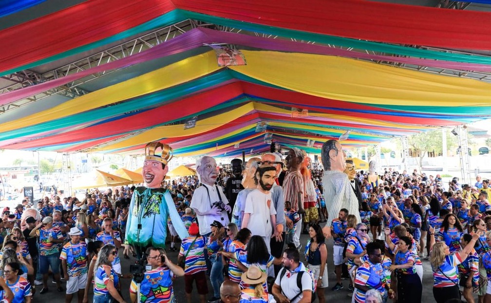 Berbigão do Boca abre as festividades do carnaval em Florianópolis — Foto: Diorgenes Pandini/NSC