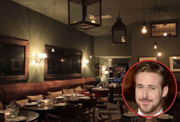 O ator Ryan Gosling é dono do Tagine, em Beverly Hills. Aberto desde 2006 é especializado em comida marroquina (Foto: Getty Images / Divulgação)