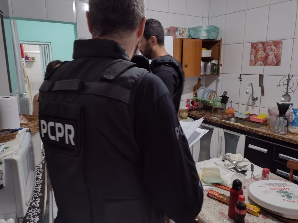 Operação mira organização criminosa responsável por aplicar golpes de delivery de comida — Foto: Divulgação/Polícia Civil do Paraná 