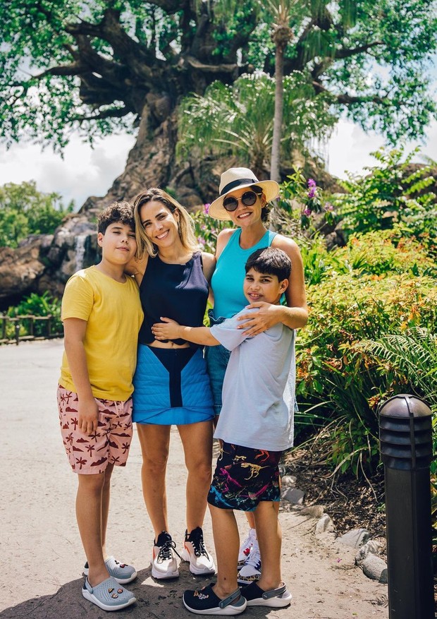 Wanessa com os filhos em Orlando (Foto: Reprodução/ Instagram)