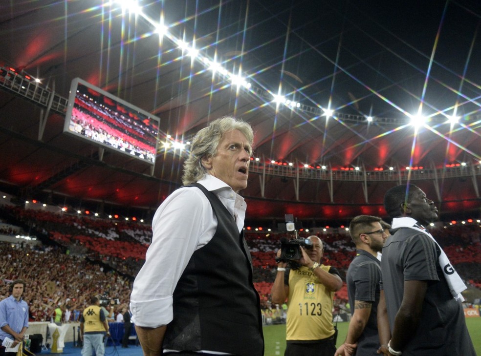 Flamengo x Ceará - Jorge Jesus — Foto: André Durão