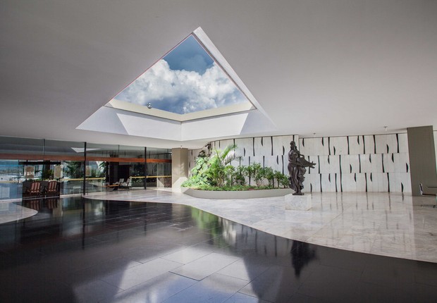 Área interna do Palácio do Jaburu, residência do vice-presidente da República em Brasília (Foto: Reprodução/Flickr)