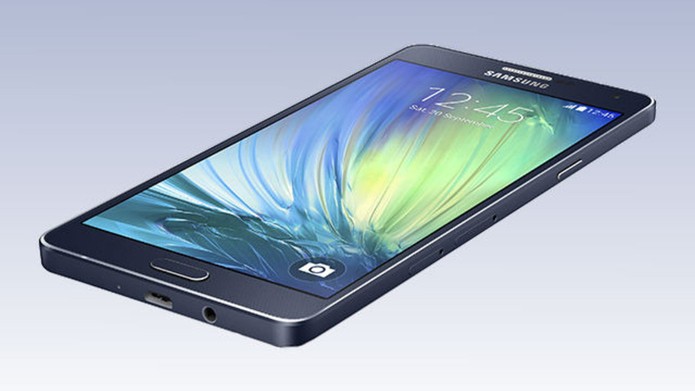 Galaxy A7 possui tela Full HD e corpo metálico (Foto: Divulgação/Samsung) (Foto: Galaxy A7 possui tela Full HD e corpo metálico (Foto: Divulgação/Samsung))