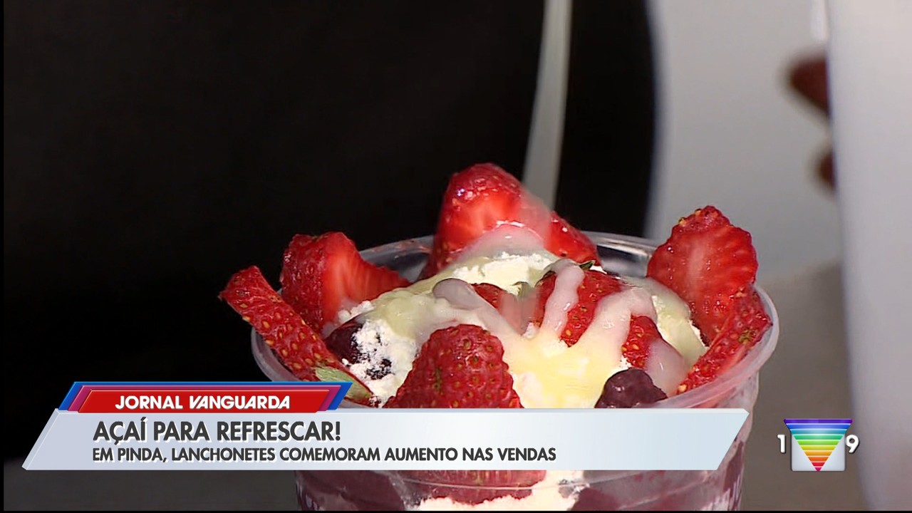 Casas de açaí em Pindamonhangaba comemoram alta nas vendas com calor