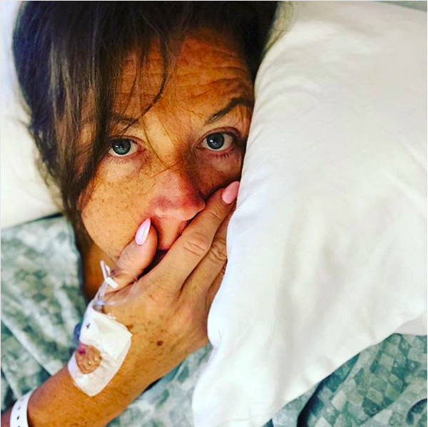 A foto na qual a celebridade Abby Lee Miller tornou público seu diagnóstico de câncer (Foto: Instagram)