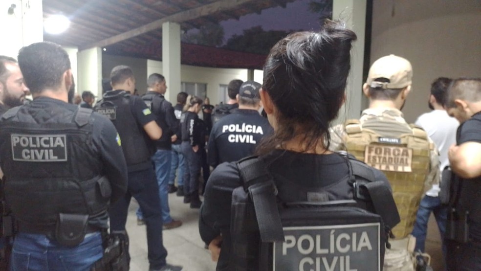Policiais civis cumprem mandados de prisão em Teresina e cidades do interior do Piauí — Foto: Polícia Civil/ Divulgação