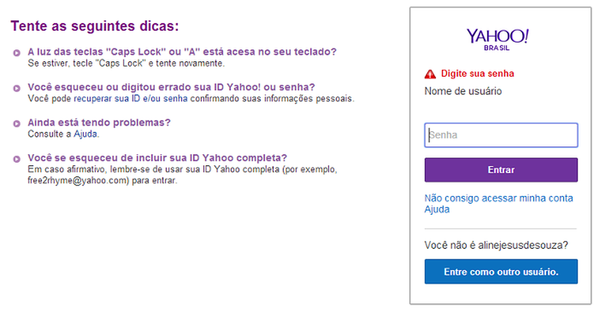 Tres Anos Depois Yahoo Tem Nova Invasao Em Servico De E Mail