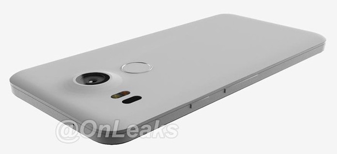 Foto mostra mais detalhes da parte traseira do novo Nexus 5 (Foto: Reprodução/Twitter)