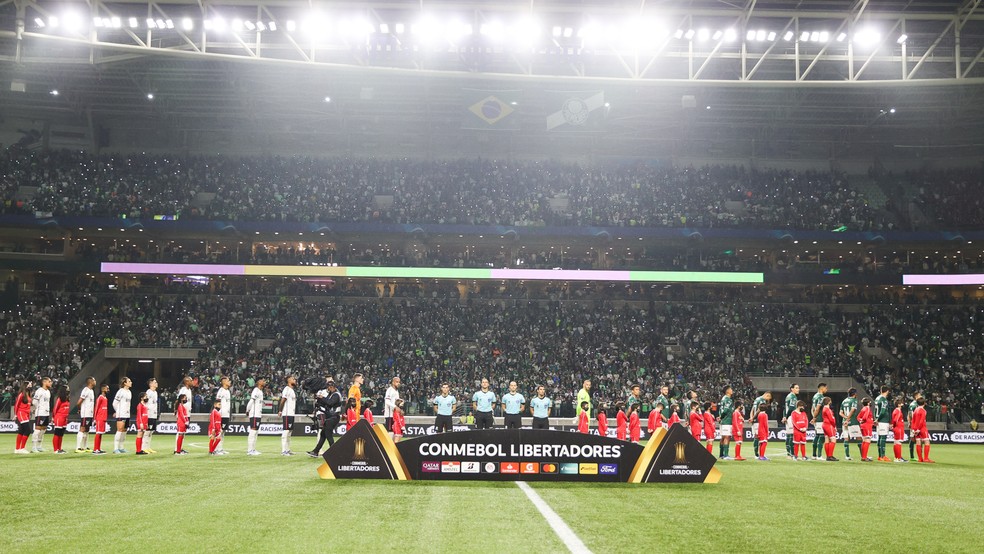 Palmeiras  x Athletico-PR, semifinal da Libertadores de 2022 — Foto: Cesar Greco / Palmeiras