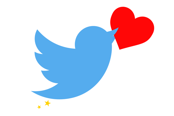 Twitter troca estrela por curtida; Like do microblog é um coração (Foto: Divulgação/Twitter)