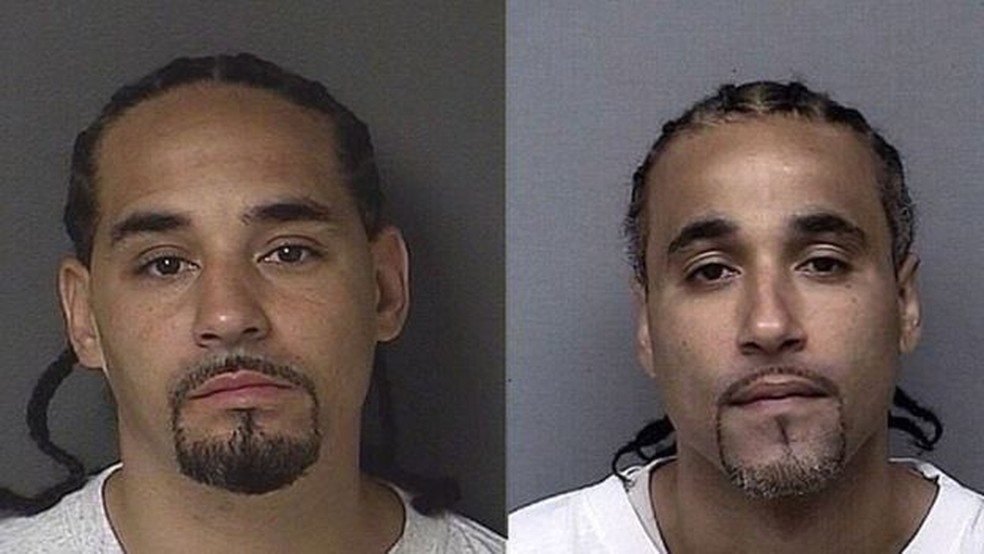 Richard Anthony Jones (à direita) disse que achar sósia foi como encontrar 'agulha no palheiro' (Foto: Polícia de Kansas City)