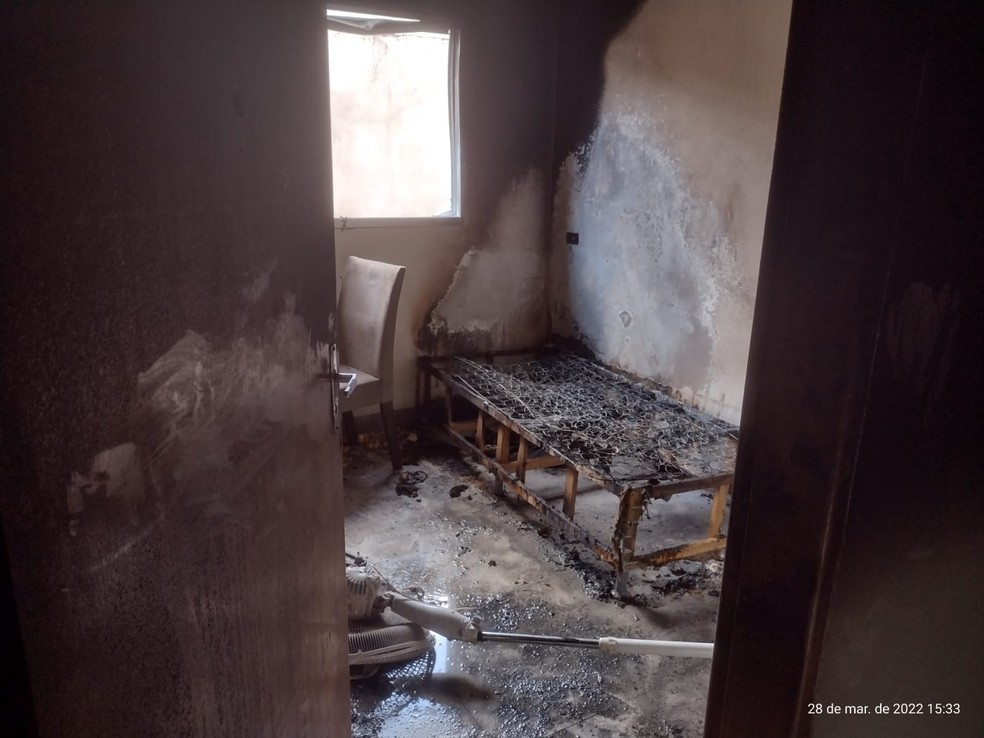 Casa incendiada fica na Vila Centenário — Foto: Cedida