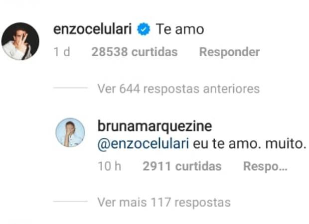 Bruna Marquezine responde à declaração de Enzo Celulari (Foto: Reprodução/Instagram)