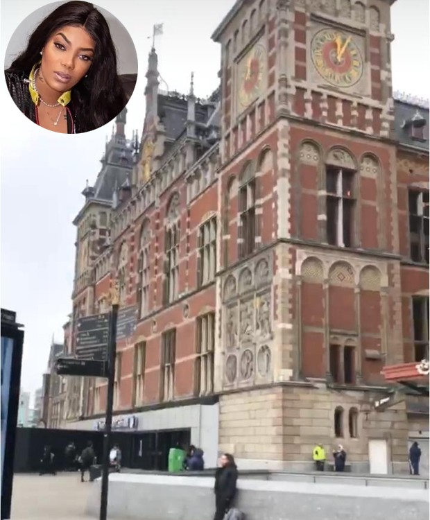 Ludmilla mostra tour em Amsterdã (Foto: Instagram/ Reprodução)