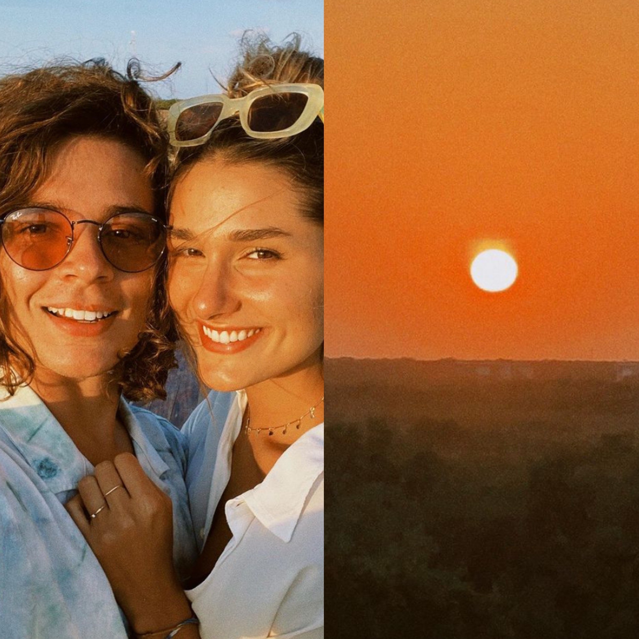 Sasha Meneghel e João Figueiredo curtiram pôr do sol no México (Foto: Instagram)
