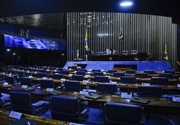 Plenário vazio da Câmara dos Deputados  (Foto: Marcos Oliveira/Agência Senado)