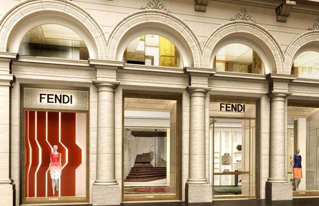 Fachada do Palazzo Fendi (Foto: Reprodução/WWD)