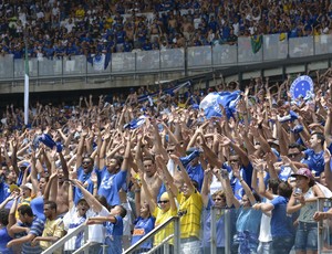 Torcida do Cruzeiro no Mineião (Foto: Washington Alves/Light Press)