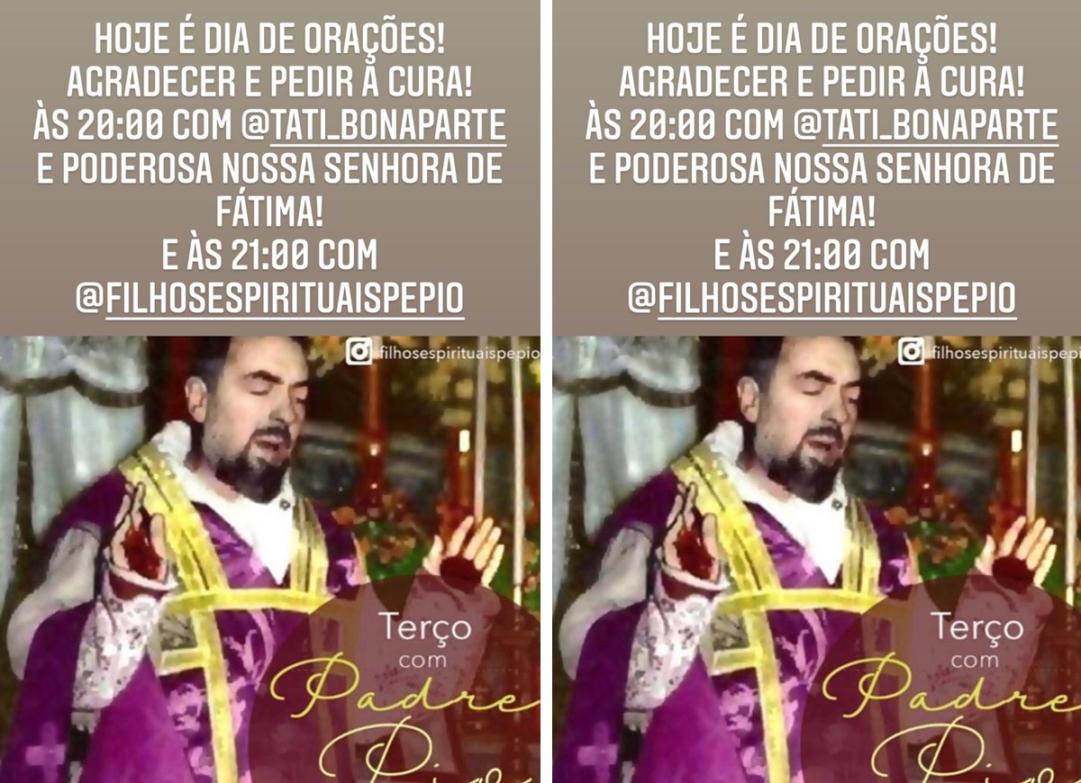 Mensagem de Thales Bretas (Foto: Reprodução Instagram)