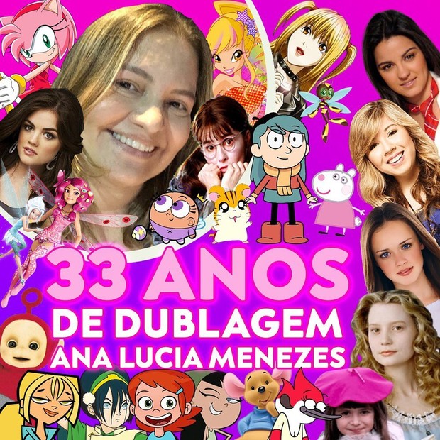 Ana Lucia Menezes é dubladora de Peppa Pig e mais personagens (Foto: Reprodução/Instagram)