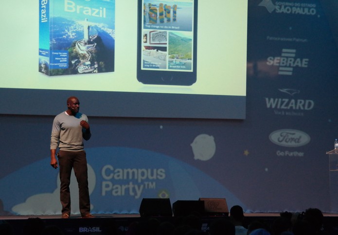 Ime Archibong, diretor de Parcerias Estrat?gicas do Facebook, na Campus Party Brasil (Foto: Melissa Cruz/TechTudo)