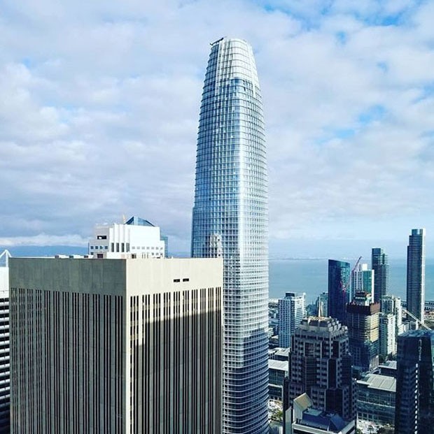 Com 61 andares, nova sede da Salesforce é o maior edifício de São Francisco (Foto: Divulgação)