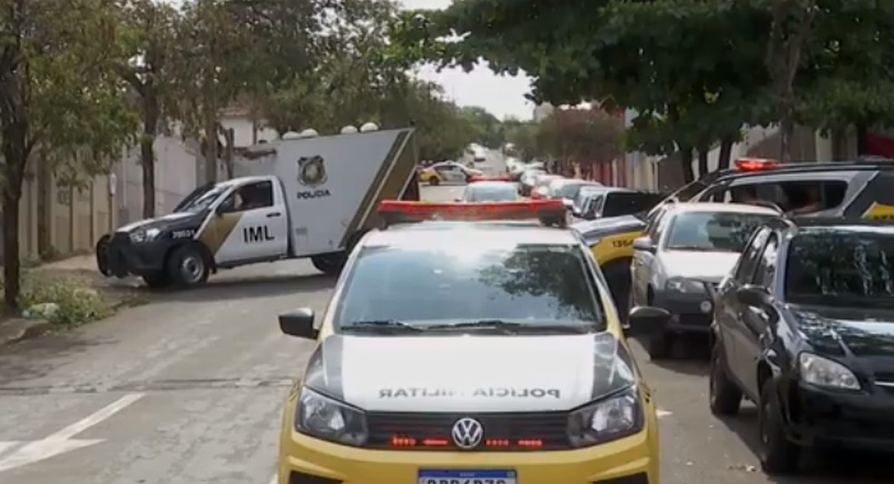 O outro confronto tem relação com o roubo de um veículo no Centro de Londrina — Foto: Reprodução/RPC